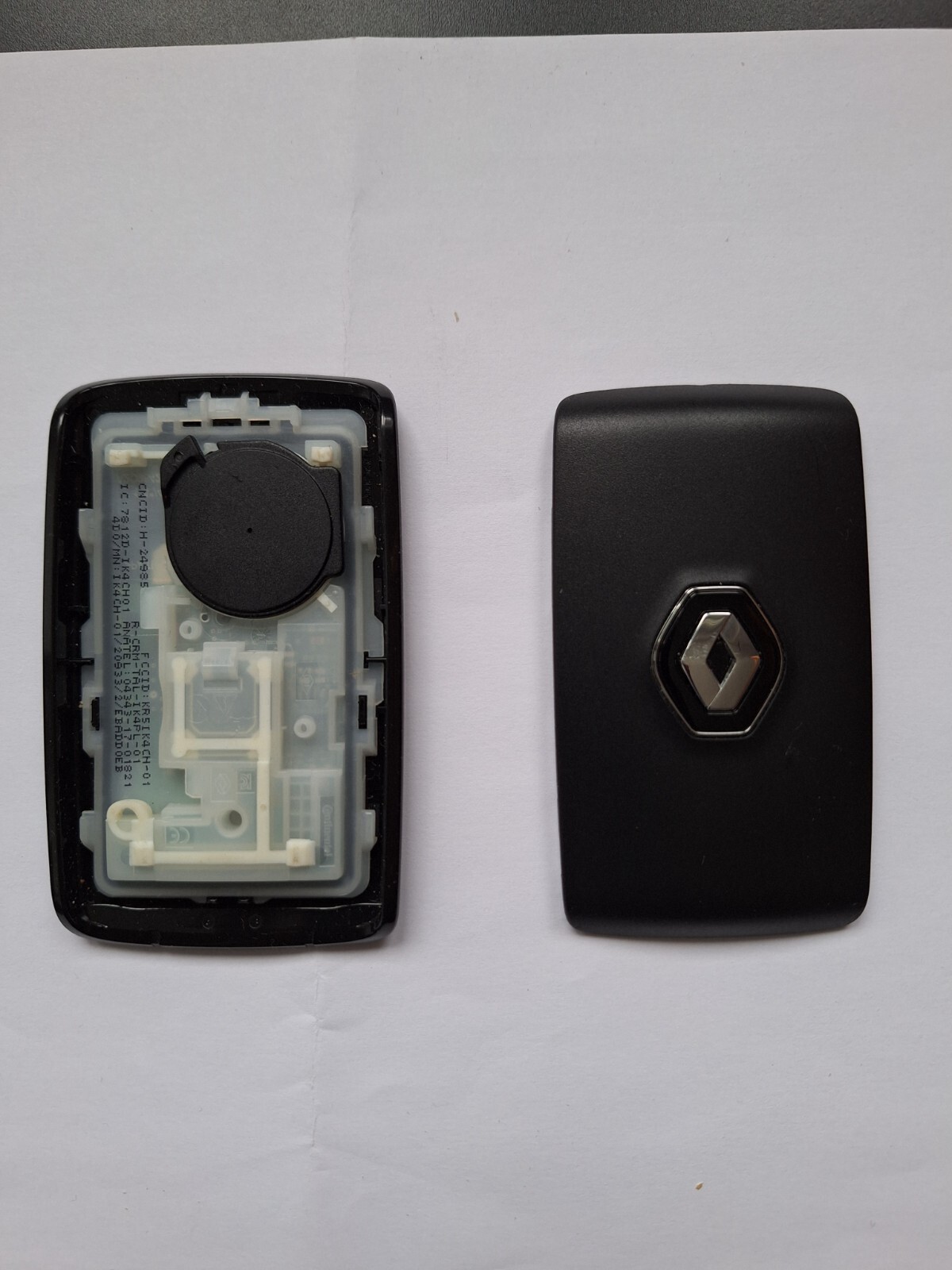 Carte cles Renault main libre vierge originale OEM pour Megane et Clio