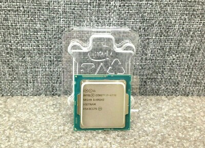 Intel Core i7-4770 CPU Prozessor Quad Core, 3,4GHz, 8MB Cache, 5GT/s DMI2, SR149