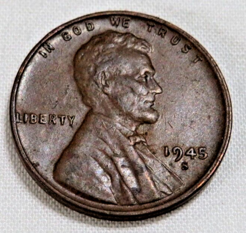1945-S Lincoln Wheat Cent With Obverse and Reverse Mint Errors