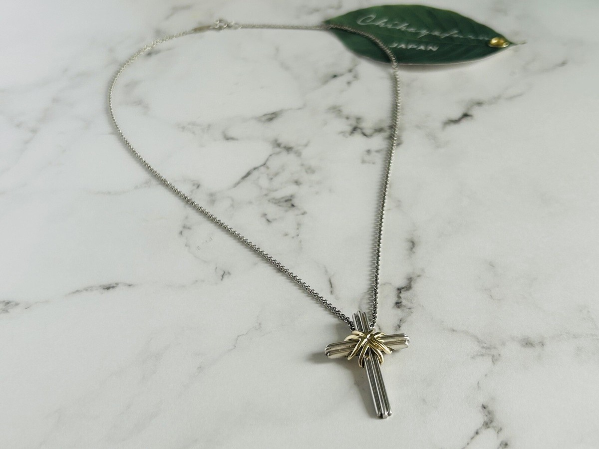 アクセサリー TIFFANY VINTAGE SIGNATURE CROSS NECKLACE Tiffany & Co 18K Gold RARE Signature X Cross Necklace! | eBay