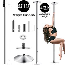iMountek 9FT Stripper Dance Pole Kit Club Gym Fitness Dancing Exercise Spinning