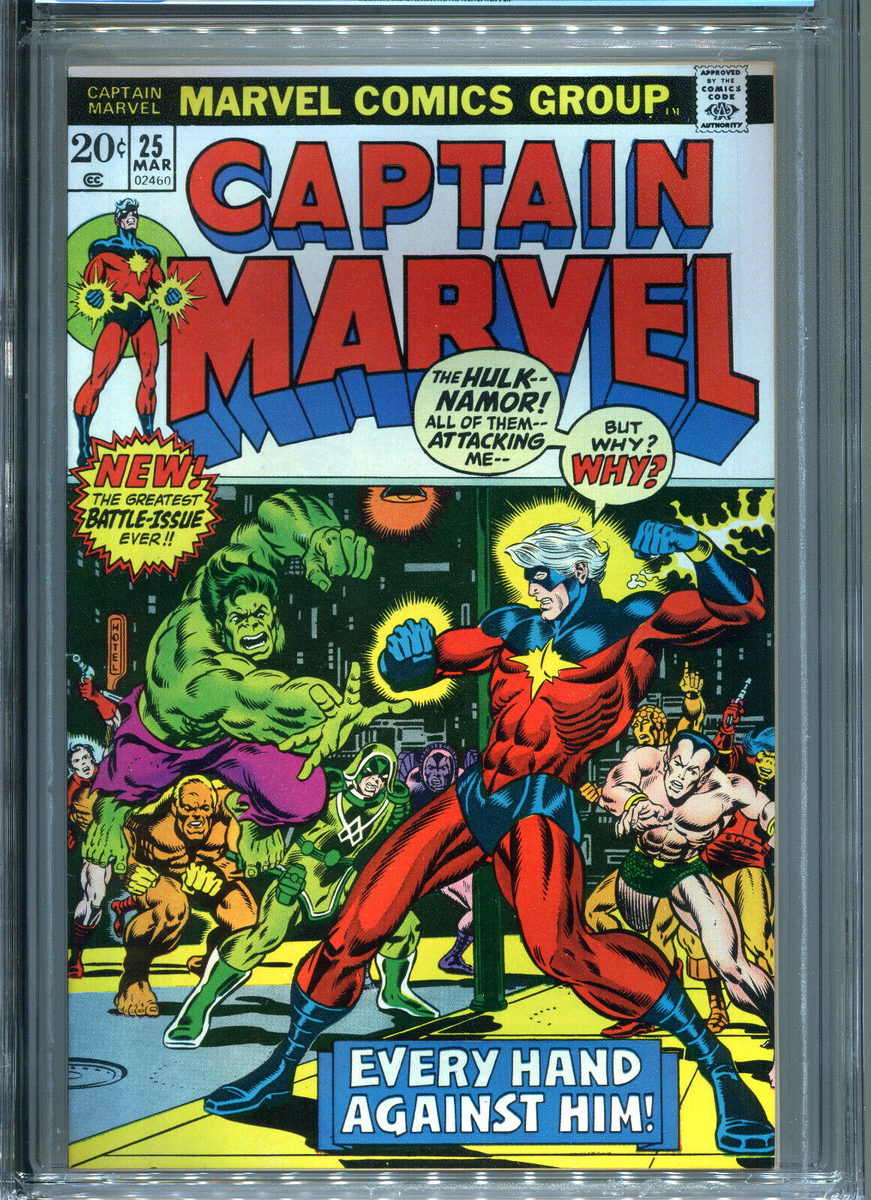 Captain Marvel #25 (Marvel 1973) CGC Certified 9.0 | eBay Captain Marvel #25 (Marvel 1973) CGC Certified 9.0 | eBay