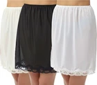 Half Slip 18 Inch Cling Resistant Waist Slips Black Ivory White Beige 12-26