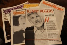 The Special Friends of Kenny Rogers Fan Club Newsletter Lot (7)