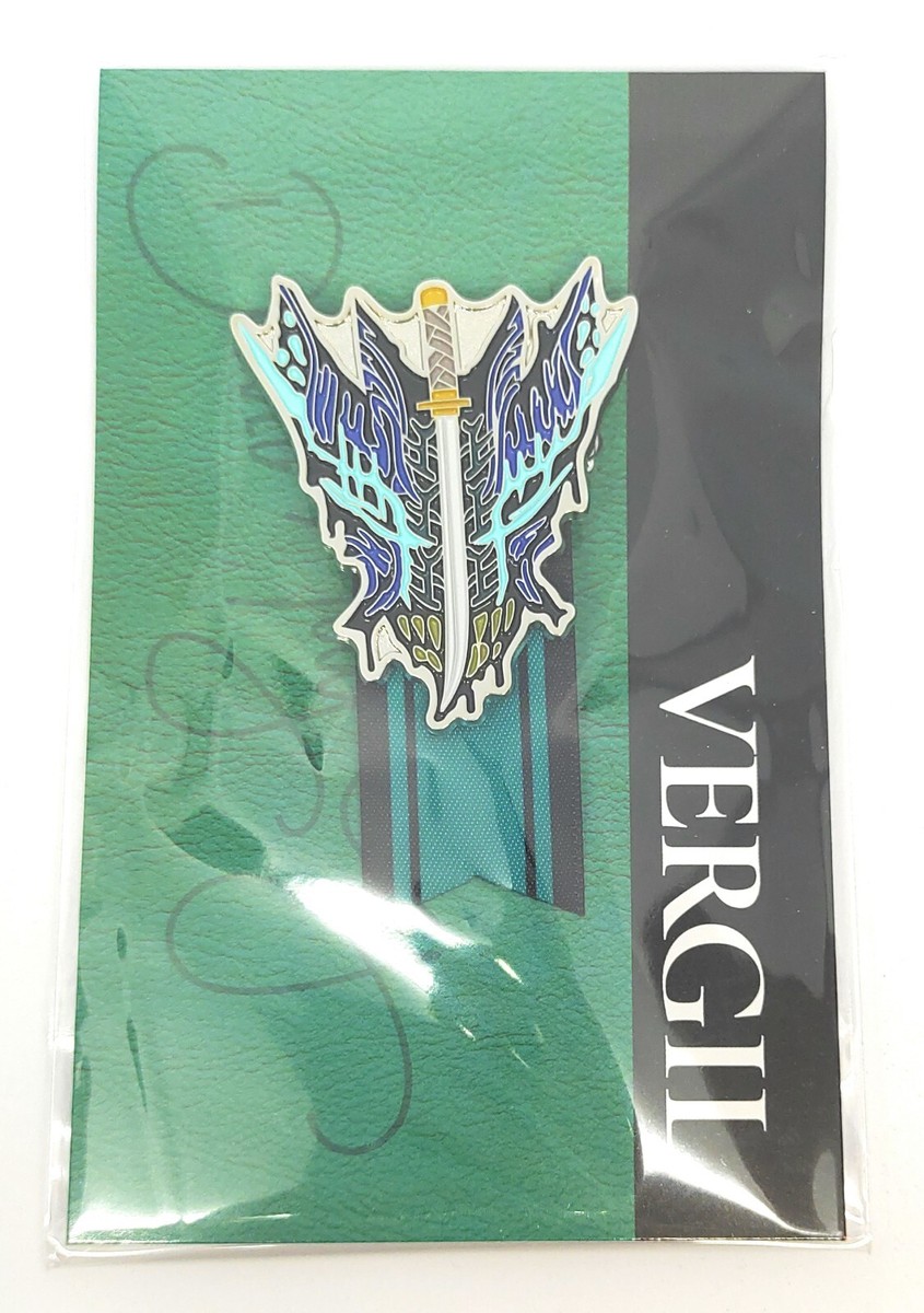 NEW) Devil May Cry 5 CAPCOM VERGIL Emblem Brooch Japan Limited for