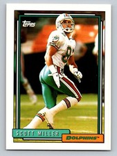 Scott Miller 1992 Topps #204 Miami Dolphins