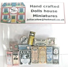 VINTAGE STYLE BATHROOM  ACCESSORIES DOLLS HOUSE MINIATURES