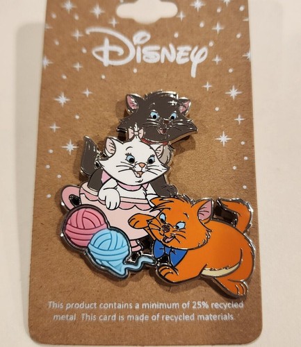 Disney The Aristocats Kätzchen Garn Spielzeit Teetasse Emaille Pin NEU - Bild 8 von 9
