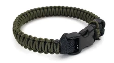 Paracord Bracelet 550 Black/Olive Drab Micro Cord 550 U.S. Seller - Handmade 