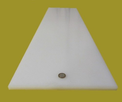 Tivar UHMW PE White Sheet .500" (1/2") Thick x 12" x 48" - Picture 2 of 12