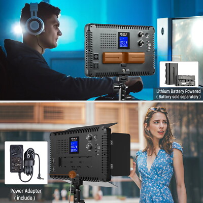 Viltrox VLD640B LEDライト ライト本体＆スタンド 3セット Amazon.com : 3 Pack VILTROX Bi-Color 45W/4700LM Dimmable Studio