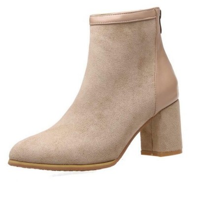 Womens Ladies 6CM Block Heel Chelsea 