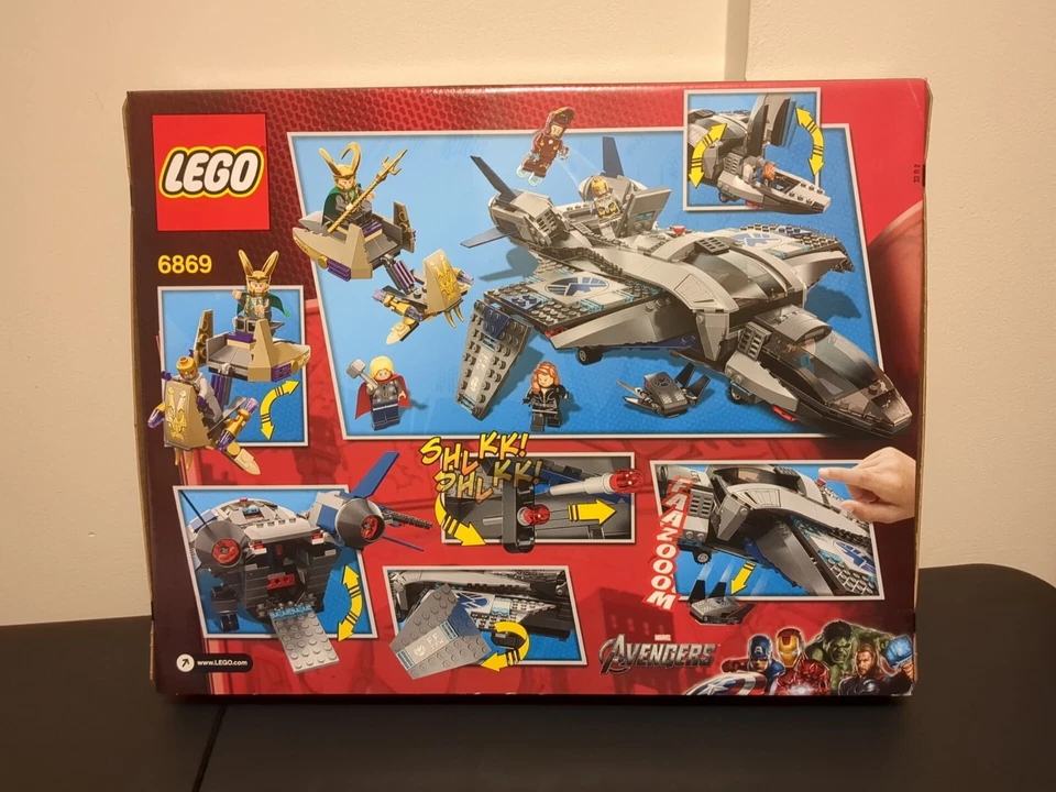 LEGO 6869 Marvel Super Heroes: Avengers: Quinjet Aerial Battle Sin usar, en caja NUEVO sellado Foto 2 de 4