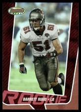 2005 Bowman's Best Red Barrett Ruud RC /499 Nebraska Cornhuskers #93