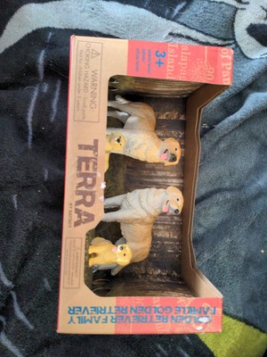 Terra Golden Retriever Family Set 4 pcs Dog Puppy Figure Toy AN2777 Battat NEW