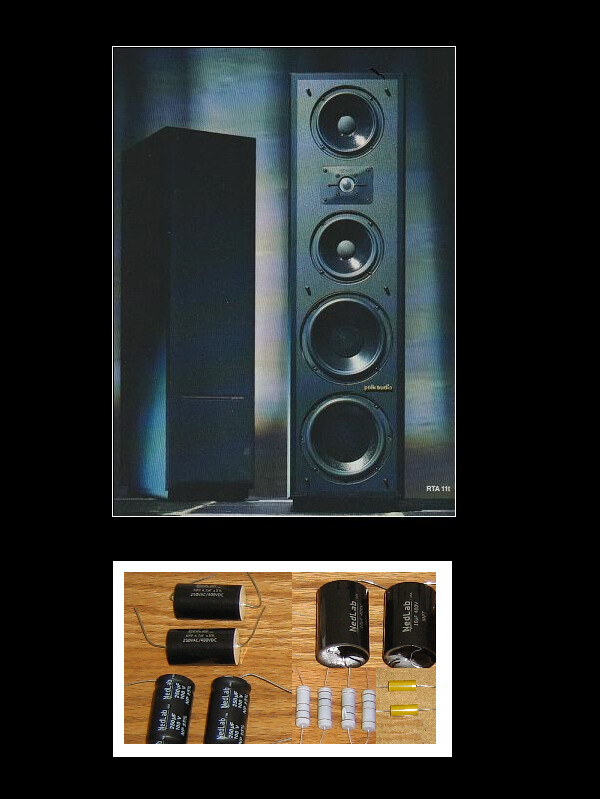 Polk Rta 11t Polk Audio RTA 11T Crossover Parts Kit Upgrade For