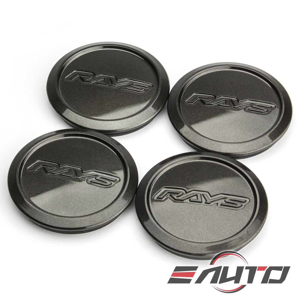 4x Rays Diamond Black / Dark Gunmetal Center Cap ZE40 TE37 4x Rays Diamond Black / Dark Gunmetal Center Cap ZE40 TE37