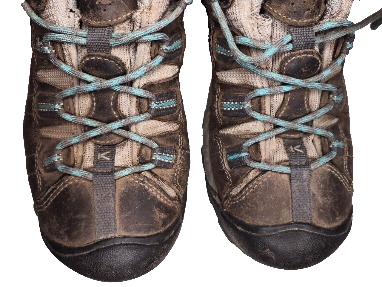 Keen Targhee II Womens 9.5 Low Hiking Trail Shoes Blue Gray