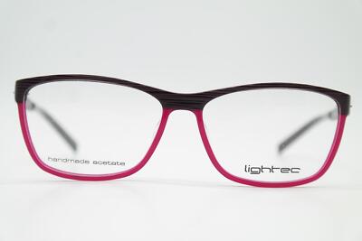 Lunettes Lightec MOREL 7756L Bronze Vin Rouge Oval Cadre De