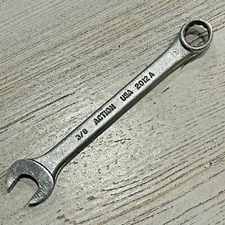 ACTION 2012A 3/8 inch COMBINATION WRENCH 12 point Made in USA