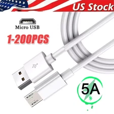3/6ft Micro USB Fast Charging Cable Cord For Samsung Android Phone Charger LOT