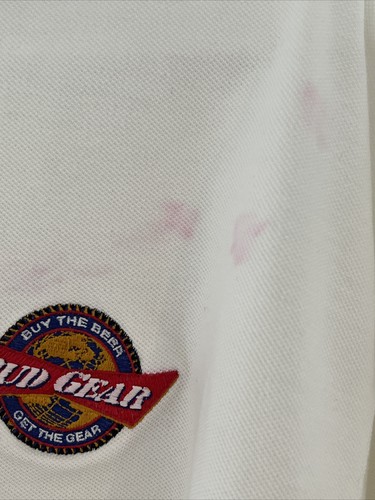 Bud Gear Collared Shirt Size XXL Stained Vintage Pre-Owned - Picture 5 of 21