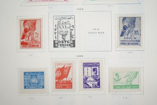 AFGHANISTAN 1910–1960s COLLECTION OF 425+ STAMPS MINT & USED ON SCOTT PAGES - Picture 14 of 24