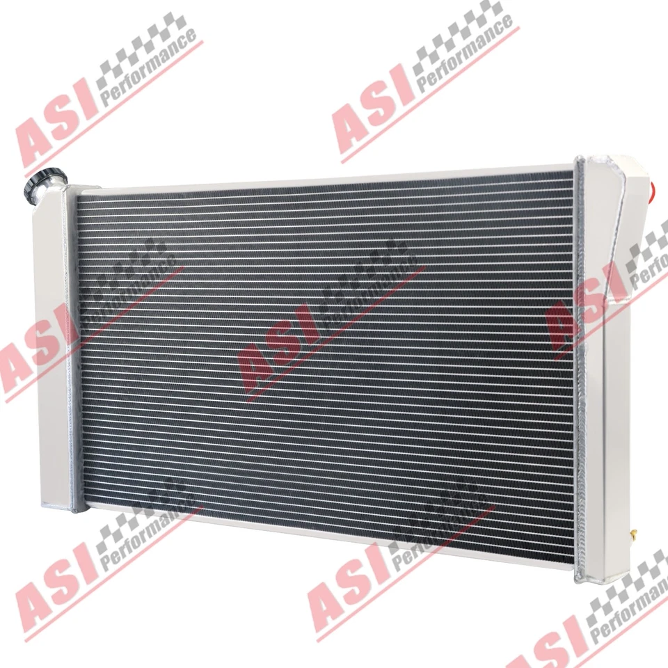 Radiador de 3 filas para Buick Roadmaster 1992-93, Chevy Caprice 91-93 5,7 L V8 aluminio Foto 3 de 4