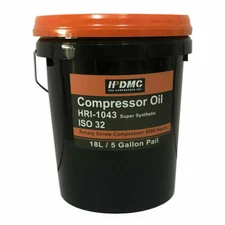 5 Gallon Rotary Screw Air Compressor Parts Synthetic Lubricant Oil 18L HPDAVV