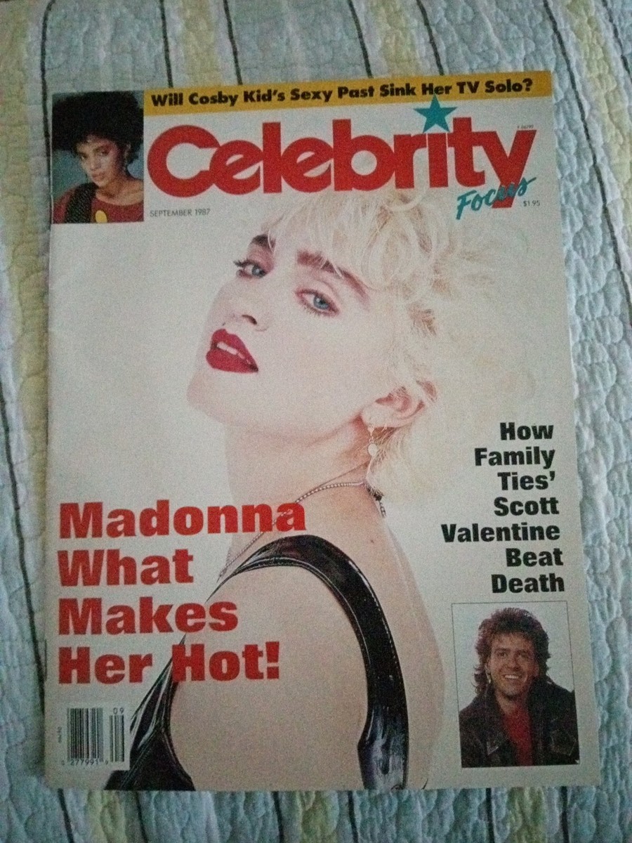 マドンナ 表紙 + 特集 Celebrity Focus (1987) 雑誌 2