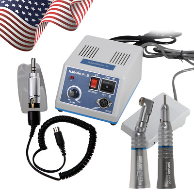 Dental Marathon Micromotor Polisher 35K RPM /straight Handpiece/Contra angle Tz