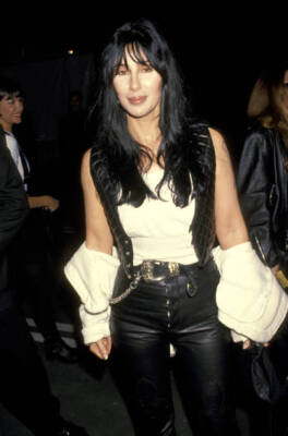 Cher at D.A.R.E. Benefit Featuring Richard Tyler Johnny Depp S- 1994 Old Photo 1