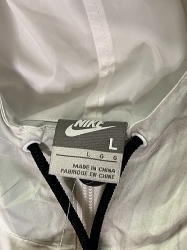 Nike 82 Jacket Mens Size LRG White Sample Vintage Wind Runner - Picture 4 of 10