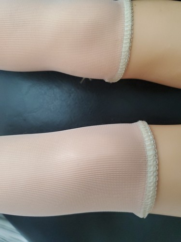 CALZE BAMBOLA NYLON lunghe bambola vintage adatte a 20",Alexander Uneeda Ideal Effanbee - Foto 4 di 9