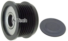 NEW  6-GROOVE  CLUTCH PULLEY W/CAP FOR FORD FIESTA  C-MAX VOLVO C30 ALTERNATOR
