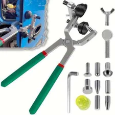 Car Dent Pit Repair Tool Leaf Plate Hood Flat Hole Holder Edge Clamping Pliers