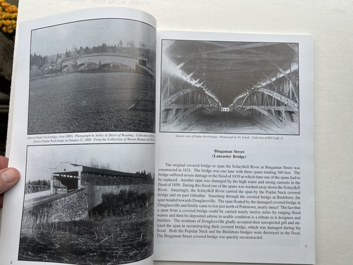 COVERED BRIDGES OF READING & BERKS COUNTY BENJAMIN BERNHART 2000 - Picture 3 of 12