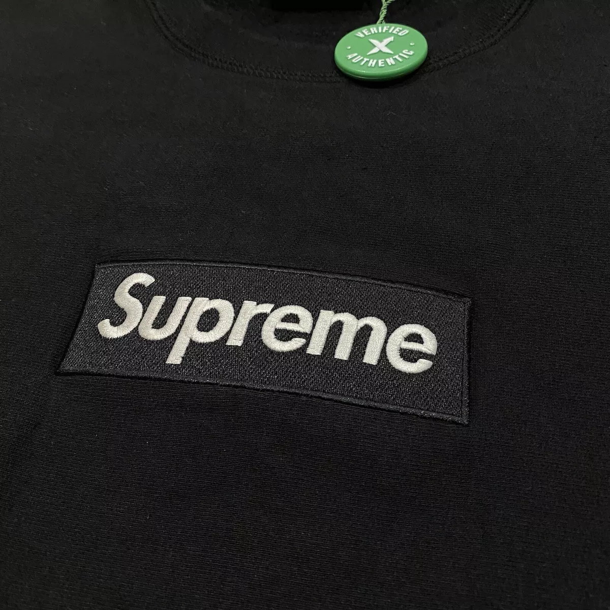 Stockx supreme box logo cheap crewneck