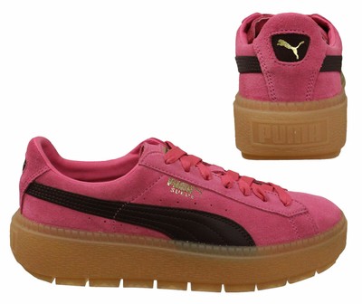 puma platform trace suede