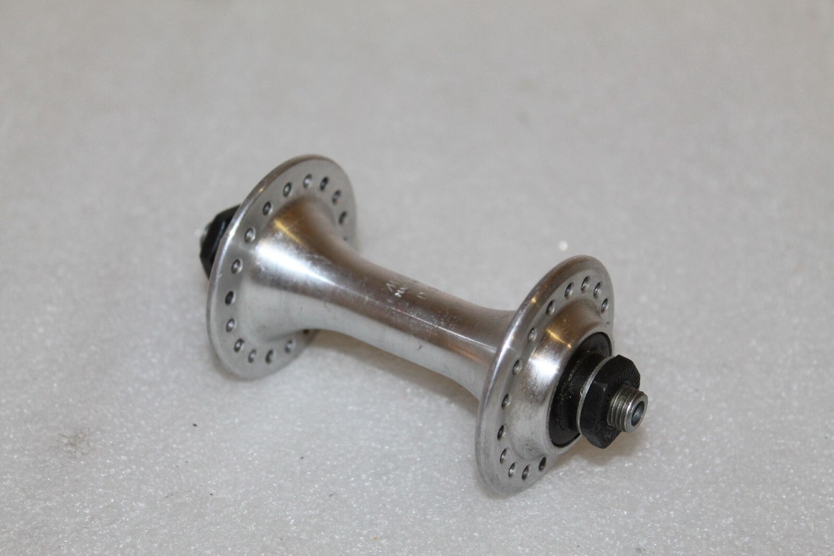 MOYEU AVANT VÉLO DE ROUTE MICHE - 36 TROUS - 100 MM + BROCHETTE - MADE IN ITALY - OCCASION