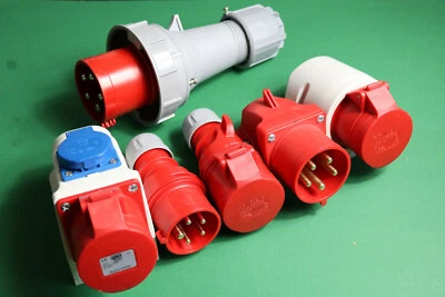 CEE Stecker 16A 32A 63A Kupplung Wandsteckdose Phasenwender Combodose PCE TWIST