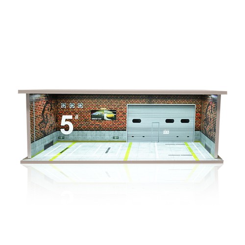 1/64 Diorama Diecast Garage Model LED Parking Lot Scene Display Model AU Stock - Picture 125 of 191