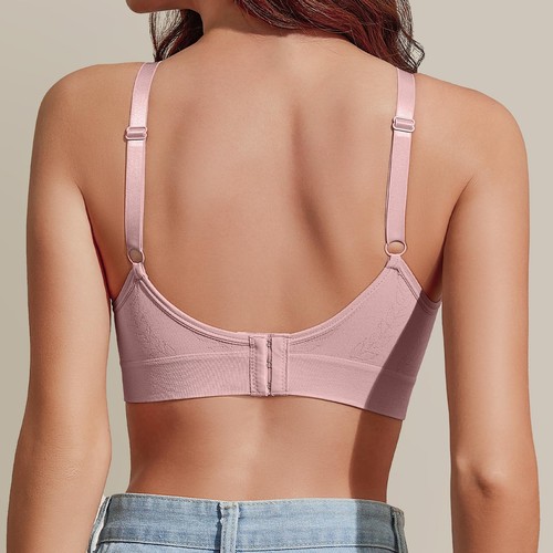 Wireless Bras for Women 3 Pack Seamless Comfy Lightly Lined Large Multicolor - Picture 4 of 6