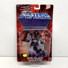 2002 Masters of the Universe MOTU Spin Blade Skeletor 200X Figure New Sealed
