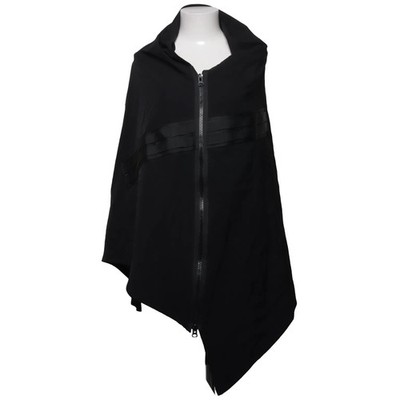 Nevstudio, Poncho, Größe: ONE SIZE, Schwarz, Einfarbig, Unisex (Erwachsene) #NGc