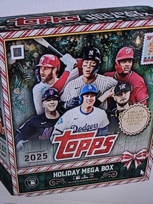 2025 Topps Holiday Baseball Base #1-200 2 Card Minimum Discounts 45% off 4 more
