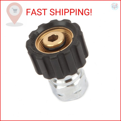 #ad Forney 75108 Pressure Washer Accessories Female Screw Coupling M22F to 3 8 Inc $17.57