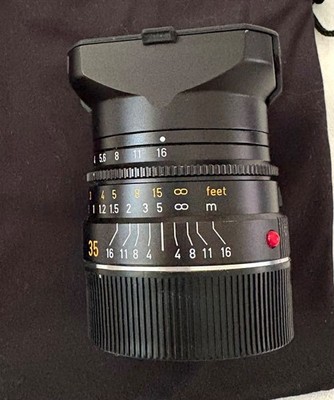 Leica Summarit-M 35mm f2.5 12459 6 BIT Zubehörpaket mit Gegenlichtblende Deckel