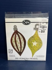 Sizzix Bigz Die Cutter Ornaments #4  Large  Christmas Holidays 657244