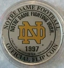1997 Nortre Dame 1 oz Silver Round .999